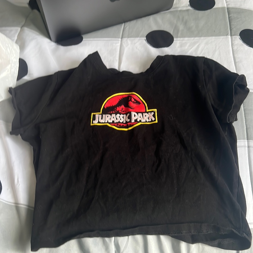 jurassic park crop top